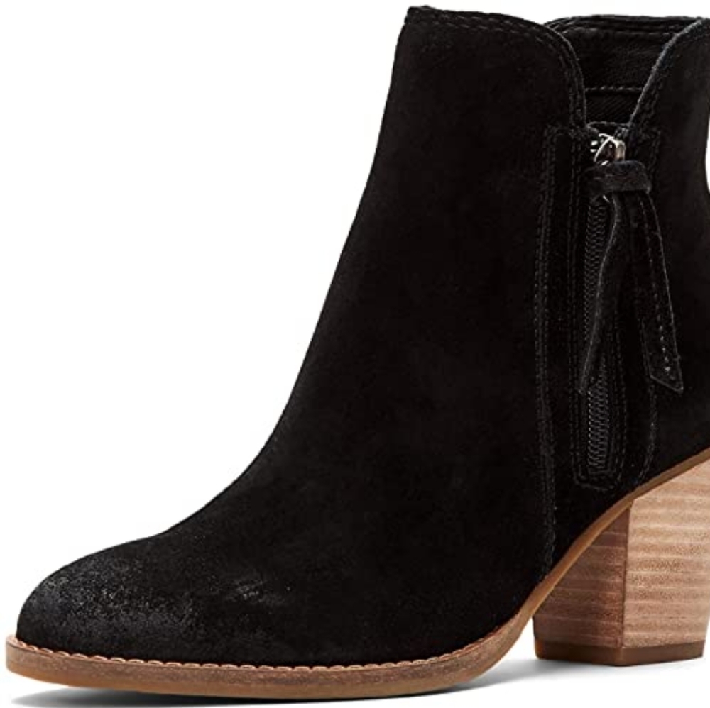 Frye Allister Zip Suede Booties, Size 8.5